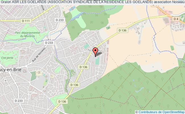plan association Asr Les Goelands (association Syndicale De La Residence Les Goelands) Noiseau