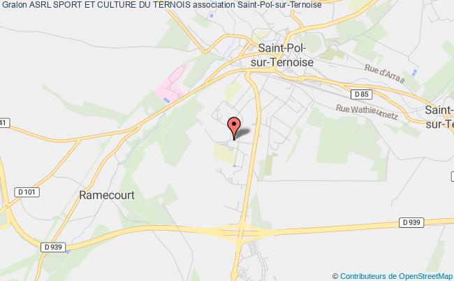plan association Asrl Sport Et Culture Du Ternois Saint-Pol-sur-Ternoise