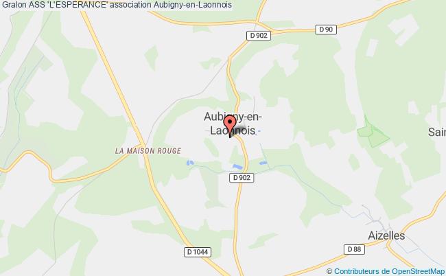 plan association Ass 'l'esperance' Aubigny-en-Laonnois