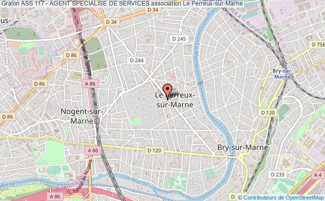 plan association Ass 117 - Agent Specialise De Services Le Perreux-sur-Marne