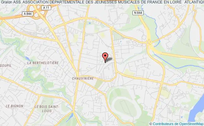plan association Ass. Association DÉpartementale Des Jeunesses Musicales De France En Loire   Atlantique Nantes