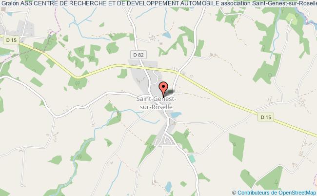 plan association Ass Centre De Recherche Et De Developpement Automobile Saint-Genest-sur-Roselle