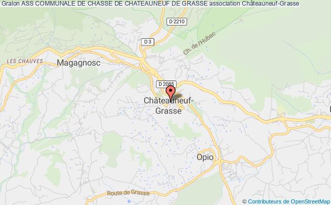 plan association Ass Communale De Chasse De Chateauneuf De Grasse Châteauneuf-Grasse