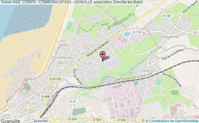 plan association Ass. Corps - Communication - Donville Donville-les-Bains
