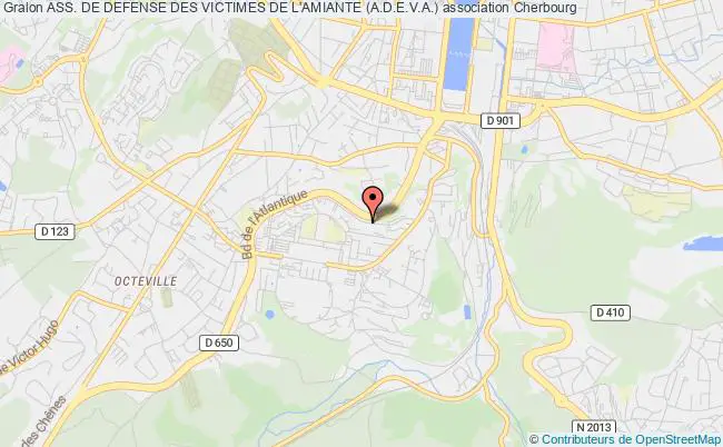plan association Ass. De Defense Des Victimes De L'amiante (a.d.e.v.a.) Cherbourg-Octeville