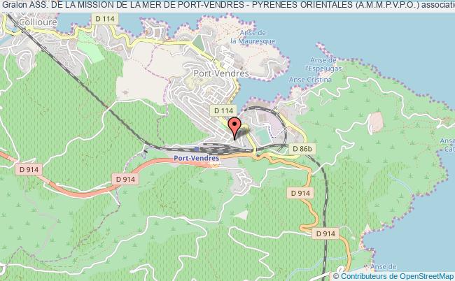 plan association Ass. De La Mission De La Mer De Port-vendres - Pyrenees Orientales (a.m.m.p.v.p.o.) Port-Vendres