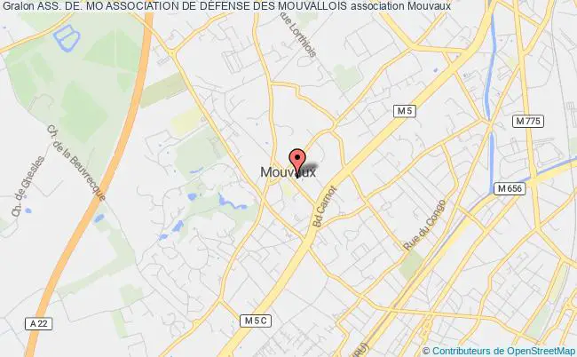 plan association Ass. De. Mo Association De DÉfense Des Mouvallois Mouvaux