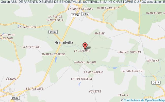 plan association Ass. De Parents D'eleves De Benoistville, Sotteville, Saint-christophe-du-foc Benoîtville