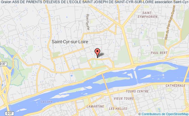plan association Ass De Parents D'eleves De L'ecole Saint Joseph De Saint-cyr-sur-loire Saint-Cyr-sur-Loire