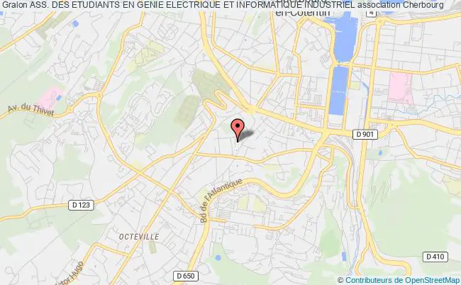 plan association Ass. Des Etudiants En Genie Electrique Et Informatique Industriel Cherbourg-Octeville