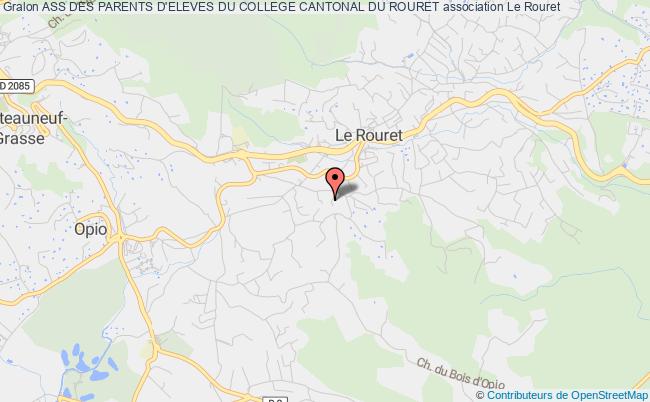 plan association Ass Des Parents D'eleves Du College Cantonal Du Rouret Le    Rouret