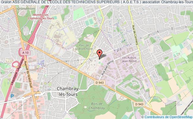 plan association Ass Generale De L'ecole Des Techniciens Superieurs ( A.g.e.t.s.) Chambray-lès-Tours