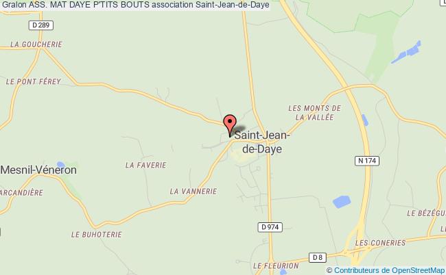 plan association Ass. Mat Daye P'tits Bouts Saint-Jean-de-Daye