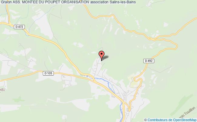 plan association Ass. Montee Du Poupet Organisation Salins-les-Bains