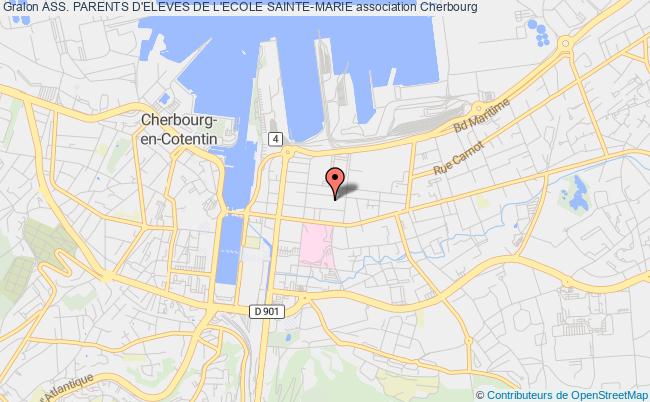 plan association Ass. Parents D'eleves De L'ecole Sainte-marie Cherbourg-Octeville