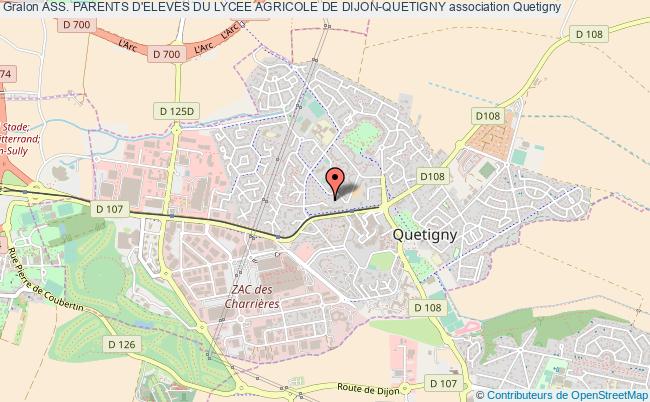 plan association Ass. Parents D'eleves Du Lycee Agricole De Dijon-quetigny Quetigny