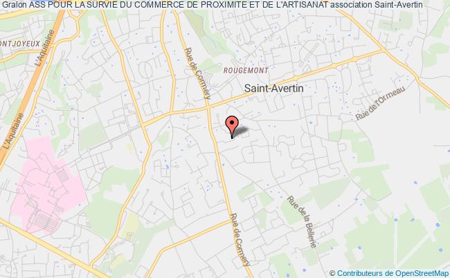 plan association Ass Pour La Survie Du Commerce De Proximite Et De L'artisanat Saint-Avertin