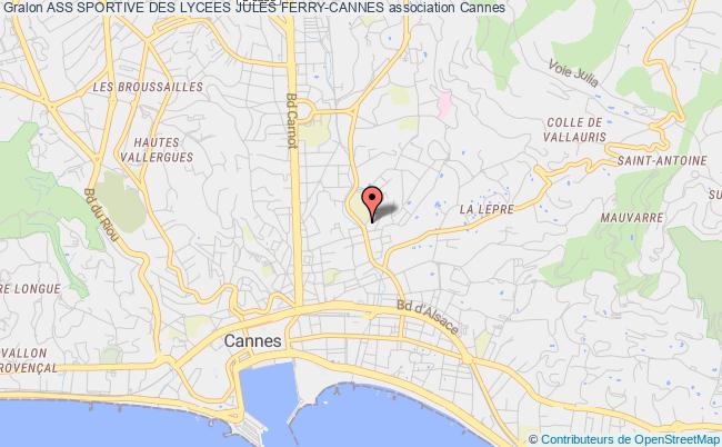 plan association Ass Sportive Des Lycees Jules Ferry-cannes Cannes