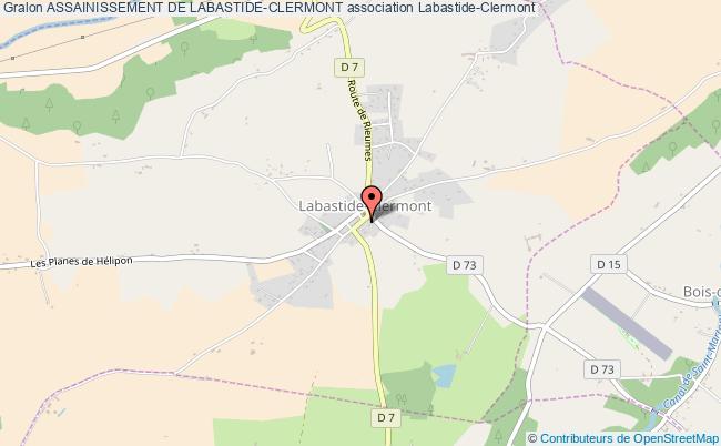 plan association Assainissement De Labastide-clermont Labastide-Clermont