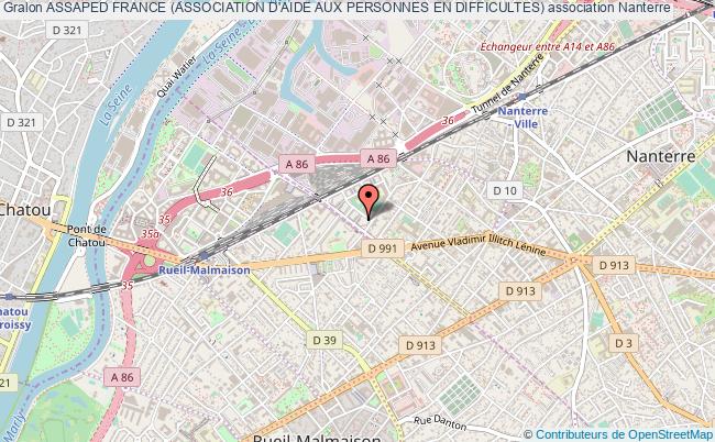 17 Allée De L Arlequin 92000 Nanterre Assaped france (association d'aide aux personnes en difficultes
