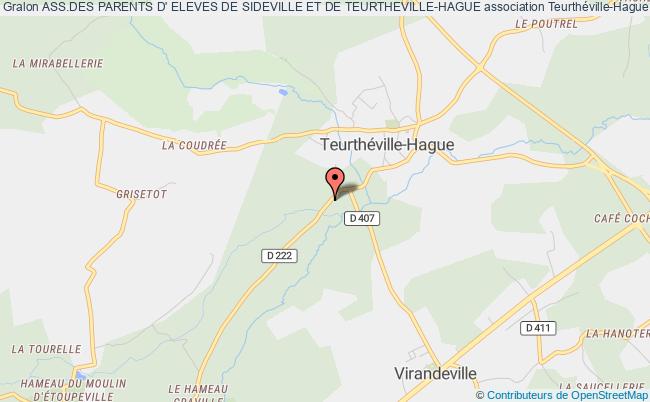 plan association Ass.des Parents D' Eleves De Sideville Et De Teurtheville-hague Teurthéville-Hague