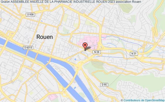 plan association AssemblÉe Anuelle De La Pharmacie Industrielle Rouen 2023 Rouen