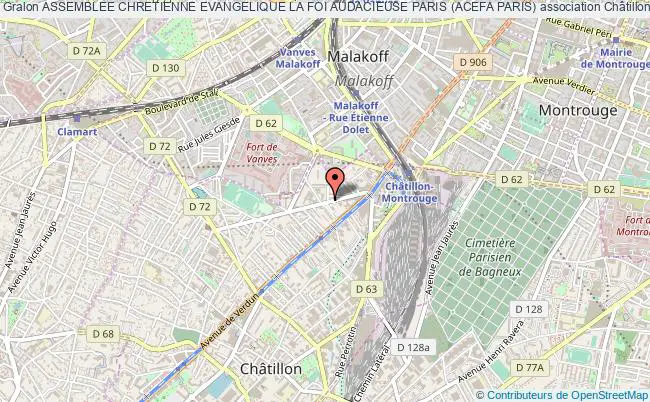 ASSEMBLEE CHRETIENNE EVANGELIQUE LA FOI AUDACIEUSE PARIS (ACEFA PARIS)