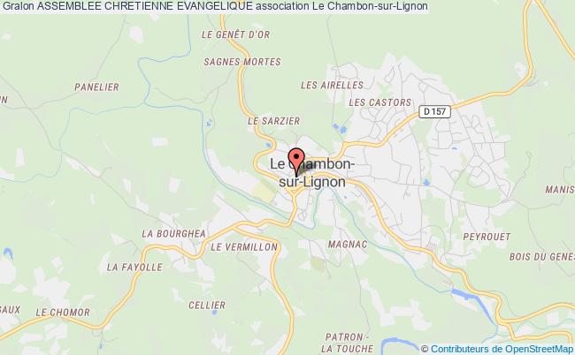 plan association Assemblee Chretienne Evangelique Le Chambon-sur-Lignon