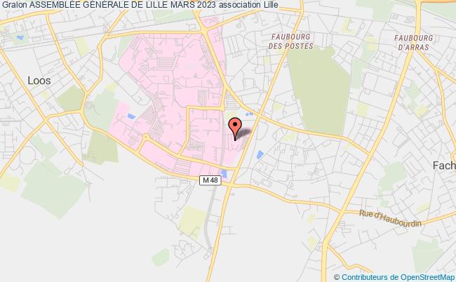 plan association AssemblÉe GÉnÉrale De Lille Mars 2023 Lille