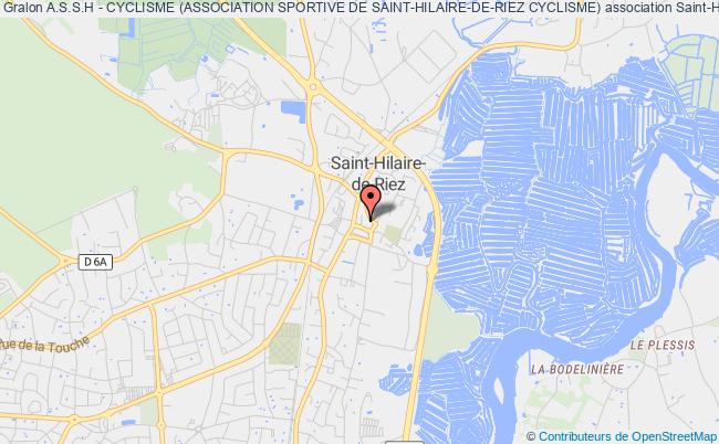 plan association A.s.s.h - Cyclisme (association Sportive De Saint-hilaire-de-riez Cyclisme) Saint-Hilaire-de-Riez
