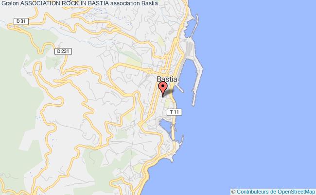 plan association Assiociation Rock In Bastia Bastia