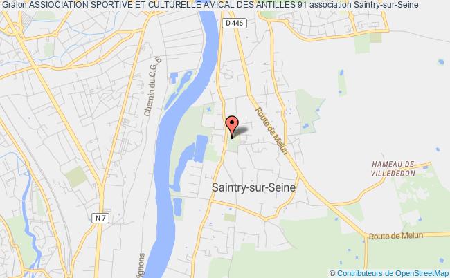 plan association Assiociation Sportive Et Culturelle Amical Des Antilles 91 Saintry-sur-Seine