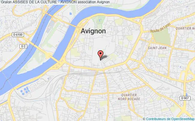 plan association Assises De La Culture - Avignon Avignon