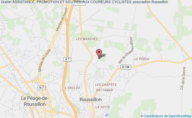 plan association Assistance, Promotion Et Soutien Aux Coureurs Cyclistes Roussillon