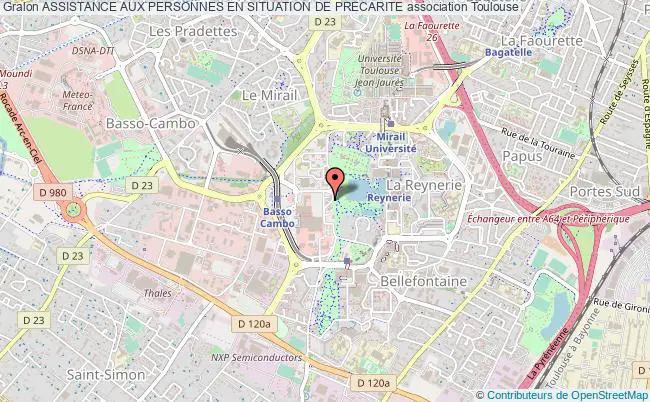 plan association Assistance Aux Personnes En Situation De Precarite Toulouse