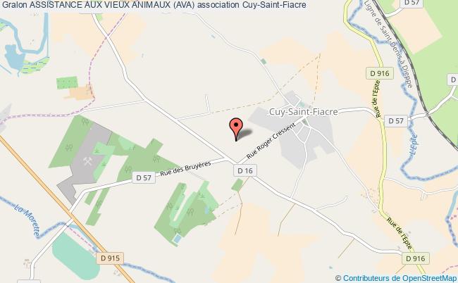 plan association Assistance Aux Vieux Animaux (ava) Cuy-Saint-Fiacre