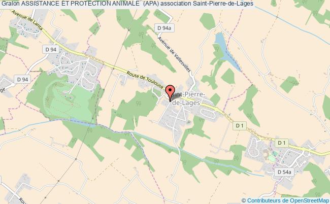 plan association Assistance Et Protection Animale  (apa) Saint-Pierre-de-Lages