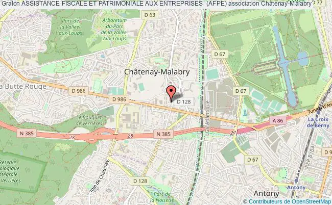 plan association Assistance Fiscale Et Patrimoniale Aux Entreprises  (afpe) Châtenay-Malabry