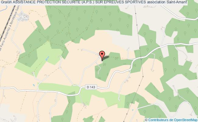 plan association Assistance Protection Securite (a.p.s.) Sur Epreuves Sportives Saint-Amant