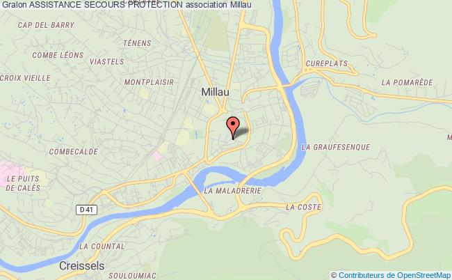 plan association Assistance Secours Protection Millau