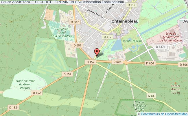 plan association Assistance Securite Fontainebleau Fontainebleau
