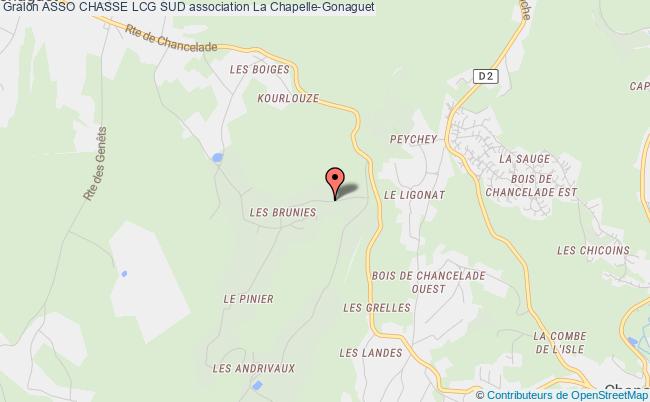 plan association Asso Chasse Lcg Sud La Chapelle-Gonaguet