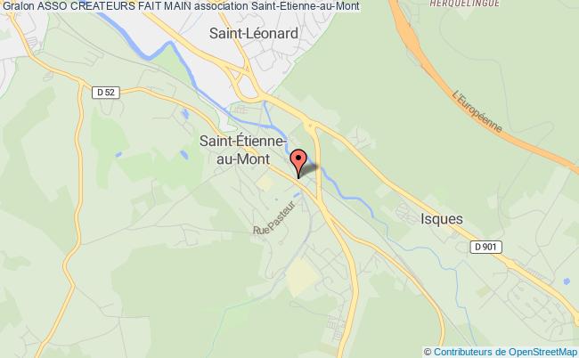 plan association Asso Createurs Fait Main Saint-Étienne-au-Mont
