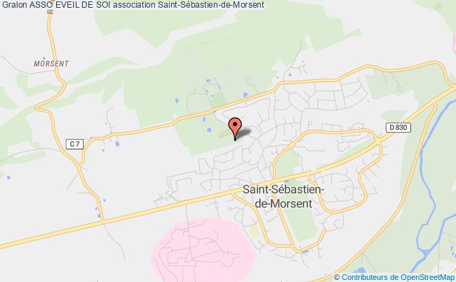 plan association Asso Eveil De Soi Saint-Sébastien-de-Morsent