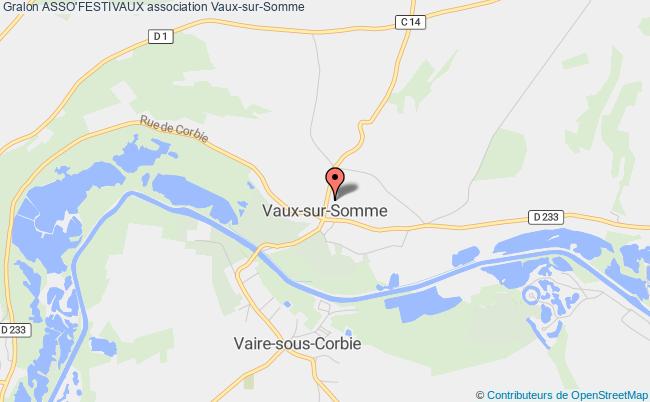 plan association Asso'festivaux Vaux-sur-Somme
