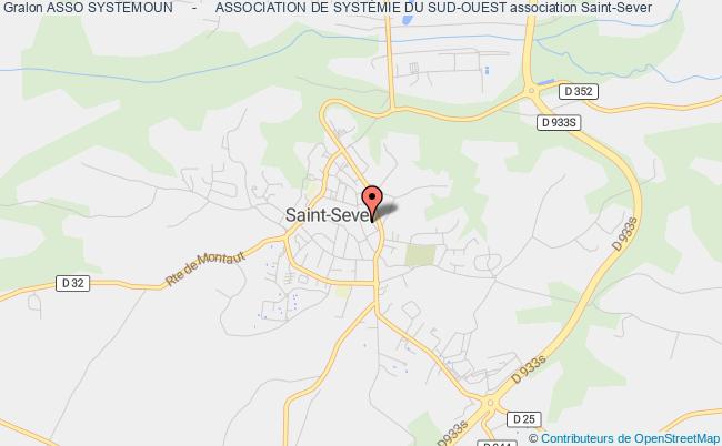 plan association Asso Systemoun     -     Association De SystÉmie Du Sud-ouest Saint-Sever