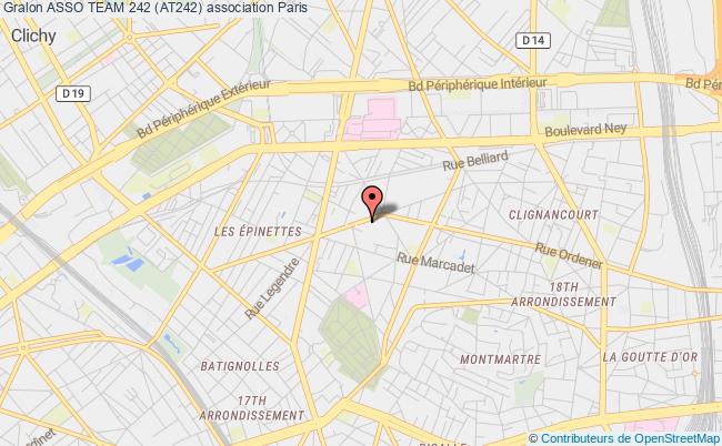 plan association Asso Team 242 (at242) Paris
