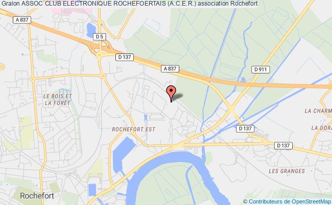 plan association Assoc Club Electronique Rochefoertais (a.c.e.r.) Rochefort