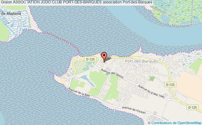 plan association Assoc Iation Judo Club Port-des-barques Port-des-Barques