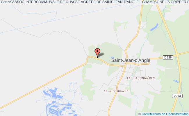 ASSOC INTERCOMMUNALE DE CHASSE AGREEE DE SAINT-JEAN D'ANGLE - CHAMPAGNE LA GRIPPERIE